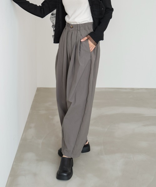 Bab(バブ)の「【S・Mサイズ展開】リラックスバルーンパンツ(その他パンツ・レディース・チャコールグレー/ブラック/グレイッシュベージュ・S/M)」の13枚目の写真