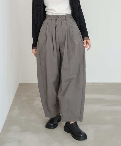 Bab(バブ)の「【S・Mサイズ展開】リラックスバルーンパンツ(その他パンツ・レディース・チャコールグレー/ブラック/グレイッシュベージュ・S/M)」の14枚目の写真