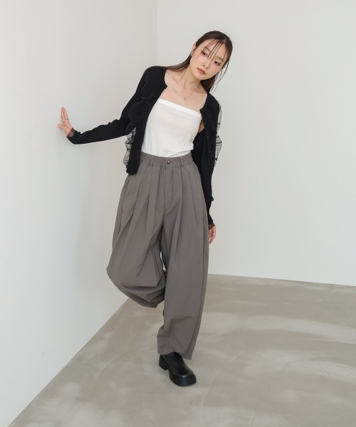 Bab(バブ)の「【S・Mサイズ展開】リラックスバルーンパンツ(その他パンツ・レディース・チャコールグレー/ブラック/グレイッシュベージュ・S/M)」の15枚目の写真