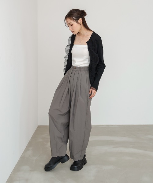 Bab(バブ)の「【S・Mサイズ展開】リラックスバルーンパンツ(その他パンツ・レディース・チャコールグレー/ブラック/グレイッシュベージュ・S/M)」の17枚目の写真
