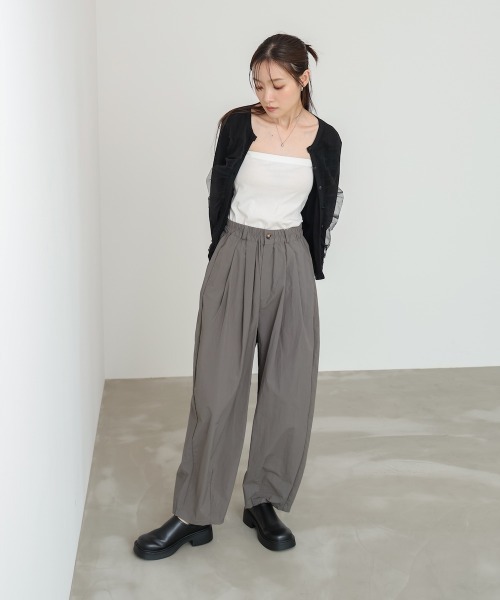 Bab(バブ)の「【S・Mサイズ展開】リラックスバルーンパンツ(その他パンツ・レディース・チャコールグレー/ブラック/グレイッシュベージュ・S/M)」の22枚目の写真