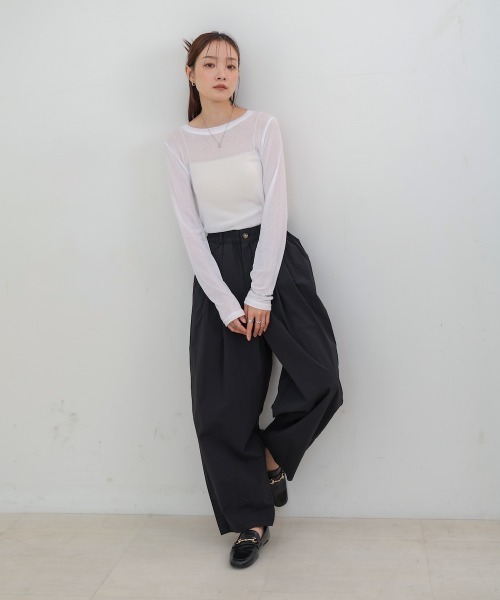 Bab(バブ)の「【S・Mサイズ展開】リラックスバルーンパンツ(その他パンツ・レディース・チャコールグレー/ブラック/グレイッシュベージュ・S/M)」の5枚目の写真