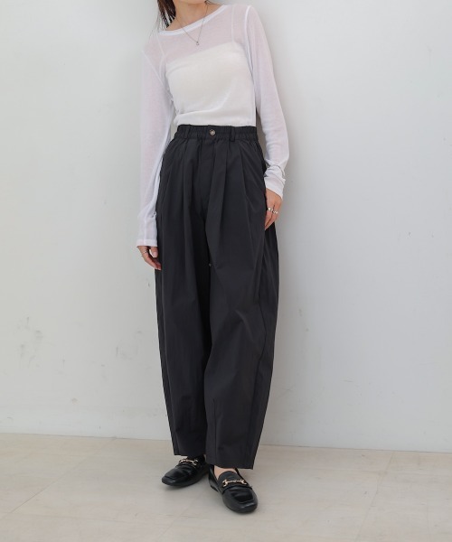 Bab(バブ)の「【S・Mサイズ展開】リラックスバルーンパンツ(その他パンツ・レディース・チャコールグレー/ブラック/グレイッシュベージュ・S/M)」の7枚目の写真