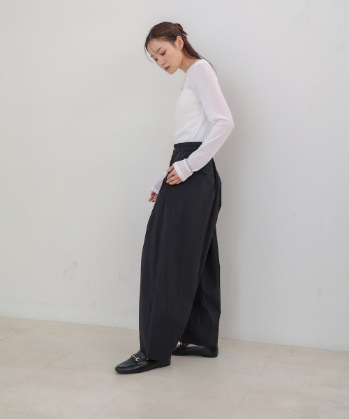 Bab(バブ)の「【S・Mサイズ展開】リラックスバルーンパンツ(その他パンツ・レディース・チャコールグレー/ブラック/グレイッシュベージュ・S/M)」の8枚目の写真