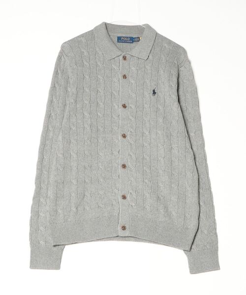 ケーブルニット コットン カーディガン（カーディガン/ボレロ）｜POLO
