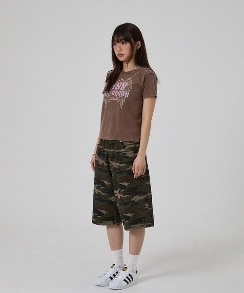 HOODHOOD（フッドフッド）の「【UNISEX】HOODHOOD／888 Angel Ｔ（Tシャツ/カットソー・レディース・ブラック/ブラウン・MEDIUM/SMALL/LARGE）」の4枚目の写真