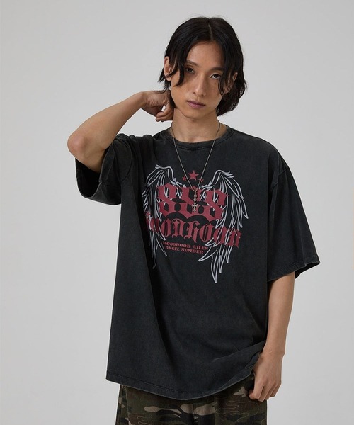 HOODHOOD（フッドフッド）の「【UNISEX】HOODHOOD／888 Angel Ｔ（Tシャツ/カットソー・レディース・ブラック/ブラウン・MEDIUM/SMALL/LARGE）」の22枚目の写真