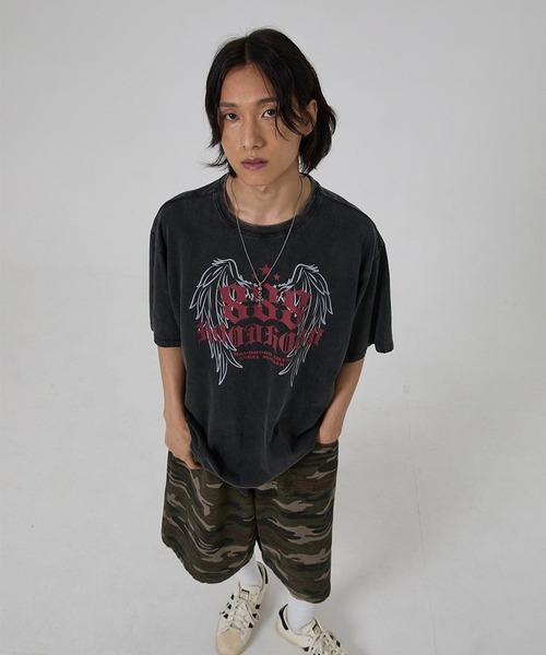 HOODHOOD（フッドフッド）の「【UNISEX】HOODHOOD／888 Angel Ｔ（Tシャツ/カットソー・レディース・ブラック/ブラウン・MEDIUM/SMALL/LARGE）」の21枚目の写真