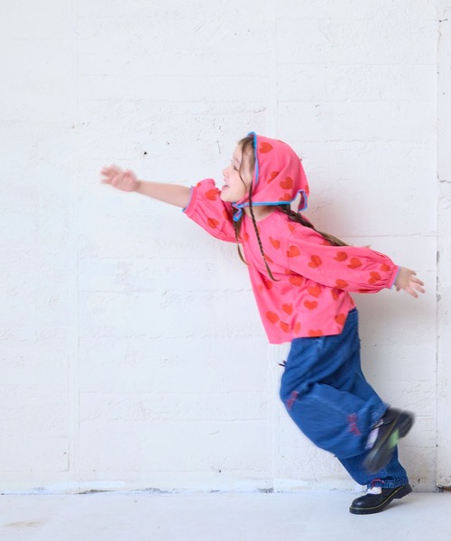 MARKEY'S（マーキーズ）の「[再入荷]リボンいっぱいデニムバレルパンツ（デニムパンツ・キッズ・ブルー/ブラック・80/90/95/100/110/120/130/140/150）」の4枚目の写真