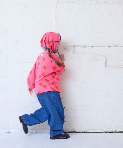 MARKEY'S（マーキーズ）の「[再入荷]リボンいっぱいデニムバレルパンツ（デニムパンツ・キッズ・ブルー/ブラック・80/90/95/100/110/120/130/140/150）」の3枚目の写真