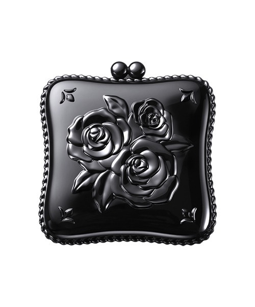 ANNA SUI COSMETICS（アナ スイ コスメティクス）の「ローズ パウダー ファンデーション コンパクト（その他ビューティーグッズ・レディース・ブラック・ONE SIZE）」の4枚目の写真