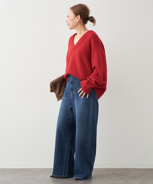 Deuxieme Classe（ドゥーズィエムクラス）の「Monsieur DENIM NORMAL パンツ（デニムパンツ・レディース・ライトブルー・34/36/38）」の22枚目の写真