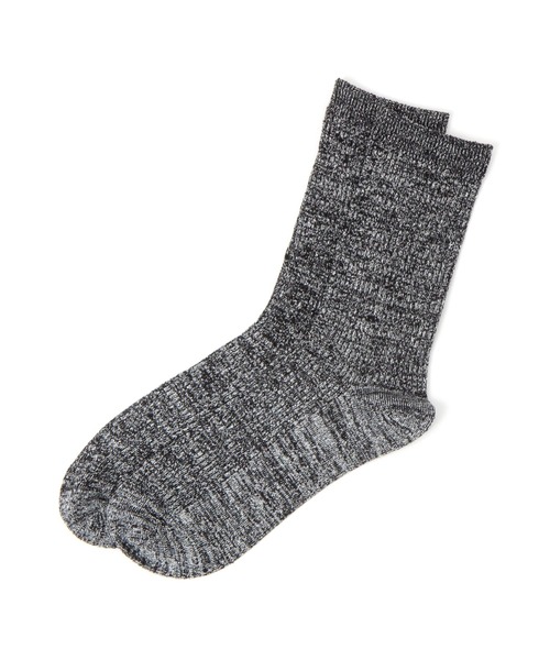GLOBAL WORK（グローバルワーク）の「らくごこちリブラメソックス/572113（ソックス/靴下・レディース・グレー/シルバー/オフホワイト/ブラック/ベージュ・FREE）」の3枚目の写真