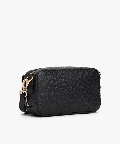 TOMMY HILFIGER(トミーヒルフィガー)の「アイコニックモノグラムカメラバッグ(ボディバッグ/ウエストポーチ・レディース・ブラック・FREE)」の2枚目の写真