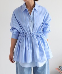 cepo | 2枚重ねレイヤードブラウジングシャツブラウス(シャツ/ブラウス)