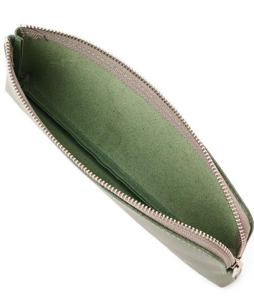 MHL.（エムエイチエル）の「BASIC LEATHER（ポーチ・レディース・グリーン系その他7/ブラック・FREE）」の6枚目の写真