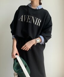 DouDou | セットアップラグランロゴ刺繍プルオーバー(Tシャツ/カットソー)