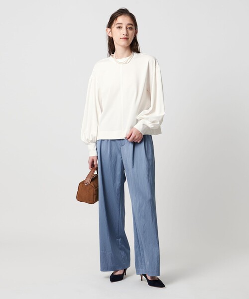 ポンチ バルーンスリーブ カットソー ‐ウォッシャブル‐（Tシャツ