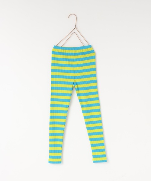 LOWRYS FARM（ローリーズファーム）の「ボーダーリブレギンス　 581346（レギンス/スパッツ・キッズ・レッド系/マルチ/イエロー×グレー/グレー系/ネイビー系/ネイビー/ブルー系/ピンク系/オレンジ系/ブラック×ホワイト/ブルー系その他3/ブラック系その他/ピンク系その他2/グリーン系その他2・100cm/110cm/120cm/130cm）」の6枚目の写真