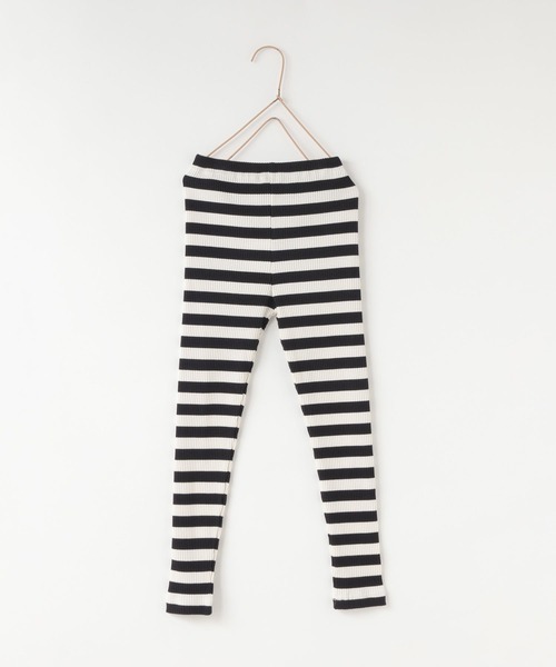 LOWRYS FARM（ローリーズファーム）の「ボーダーリブレギンス　 581346（レギンス/スパッツ・キッズ・レッド系/マルチ/イエロー×グレー/グレー系/ネイビー系/ネイビー/ブルー系/ピンク系/オレンジ系/ブラック×ホワイト/ブルー系その他3/ブラック系その他/ピンク系その他2/グリーン系その他2・100cm/110cm/120cm/130cm）」の16枚目の写真