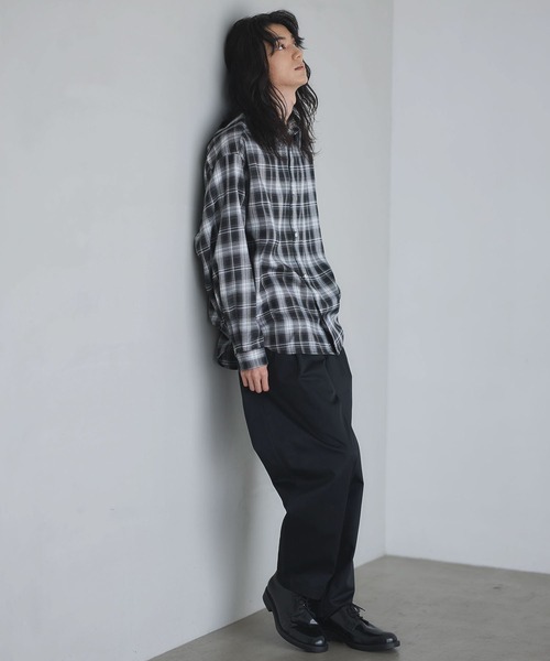 CRAFT STANDARD BOUTIQUE(クラフトスタンダードブティック)の「オンブレーチェックシャツ(シャツ/ブラウス・メンズ・ブラック/ベージュ/ブラウン・L/M/S)」の15枚目の写真