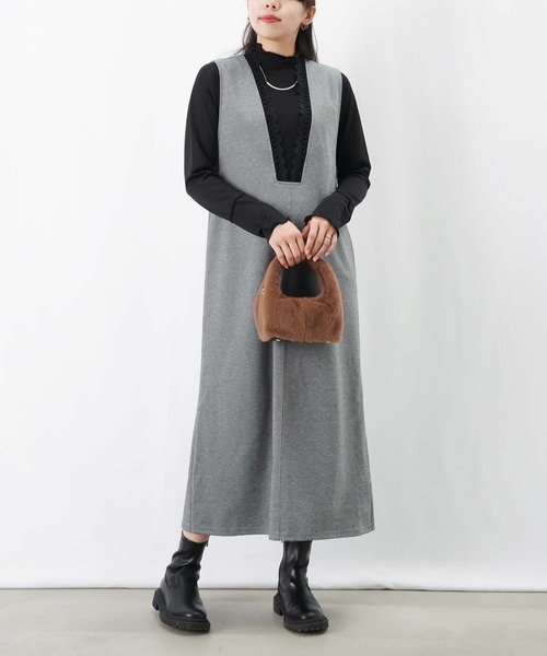 LC/LLL レース衿ジャンパースカート（ジャンパースカート）｜LUCA/LADY