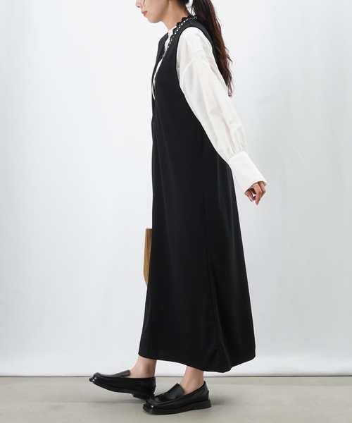 LC/LLL レース衿ジャンパースカート（ジャンパースカート）｜LUCA/LADY