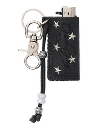 OY（オーワイ）の「『OY/オーワイ』STAR STUD LIGHTER CASE KEYRING/スタースタッドレザーケースキーリング（キーホルダー）」