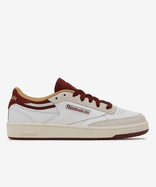 Reebok(リーボック)の「クラブシー 85 / CLUB C 85(スニーカー・メンズ・ホワイト×レッド/ホワイト×グリーン・22.5cm/23.0cm/23.5cm/24.5cm/24.0cm/25.0cm/25.5cm/26.0cm/26.5cm/27.0cm/27.5cm/28.0cm/28.5cm/29.0cm/30.0cm)」の2枚目の写真