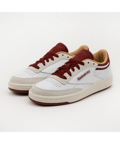 Reebok(リーボック)の「クラブシー 85 / CLUB C 85(スニーカー・メンズ・ホワイト×レッド/ホワイト×グリーン・22.5cm/23.0cm/23.5cm/24.5cm/24.0cm/25.0cm/25.5cm/26.0cm/26.5cm/27.0cm/27.5cm/28.0cm/28.5cm/29.0cm/30.0cm)」の3枚目の写真