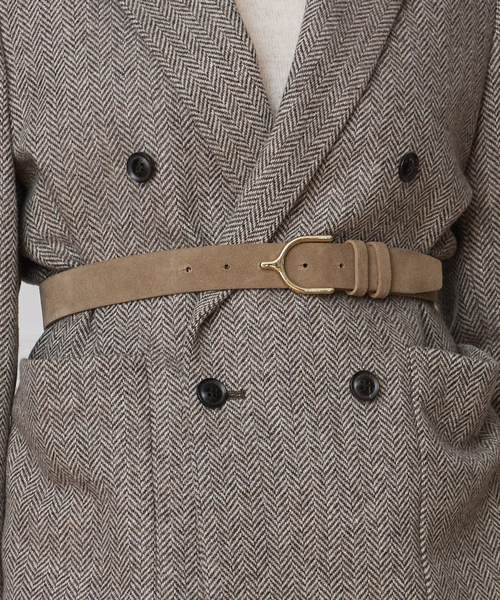 セール】LEFIJE/レフィエ suede belt 2153670288（ベルト）｜LEFIJE