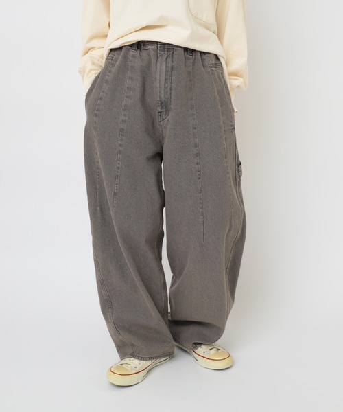 セール】R4381 カルゼデニムのクラフトマンパンツ（デニムパンツ