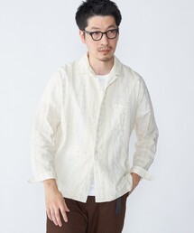 SHIPS | SHIPS: エンブロイダリー オープンカラー ロングスリーブ シャツ(シャツ/ブラウス)