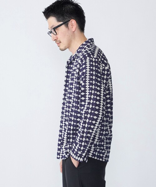 SHIPS（シップス）の「SHIPS: エンブロイダリー オープンカラー ロングスリーブ シャツ（シャツ/ブラウス・メンズ・ブラウン/ベージュ/ネイビー・MEDIUM/LARGE/X-LARGE）」の19枚目の写真