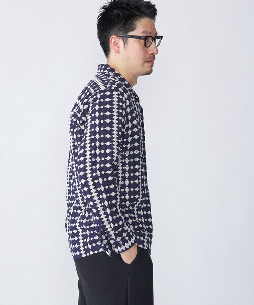 SHIPS（シップス）の「SHIPS: エンブロイダリー オープンカラー ロングスリーブ シャツ（シャツ/ブラウス・メンズ・ブラウン/ベージュ/ネイビー・MEDIUM/LARGE/X-LARGE）」の17枚目の写真