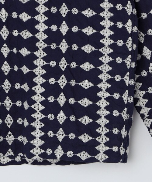 SHIPS（シップス）の「SHIPS: エンブロイダリー オープンカラー ロングスリーブ シャツ（シャツ/ブラウス・メンズ・ブラウン/ベージュ/ネイビー・MEDIUM/LARGE/X-LARGE）」の12枚目の写真