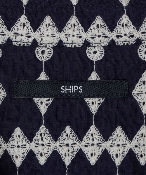 SHIPS（シップス）の「SHIPS: エンブロイダリー オープンカラー ロングスリーブ シャツ（シャツ/ブラウス・メンズ・ブラウン/ベージュ/ネイビー・MEDIUM/LARGE/X-LARGE）」の11枚目の写真