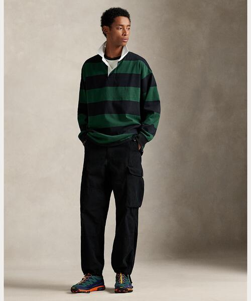 ラルフローレン カラーブロック コットン ジャージー ラグビー シャツ ポロ ラルフ ローレン POLO RALPH LAUREN カラーブロック コットン