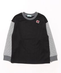 HAKKA KIDS | [ジュニアサイズ]キルト切替長袖トレーナー(スウェット)