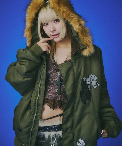 セール】【GALFY】犬2B”改” / 【ガルフィー】フェイクファーフード