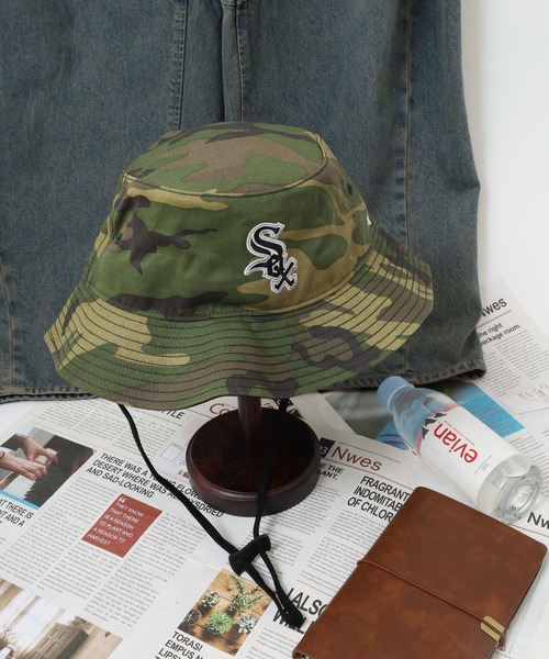 '47（フォーティーセブン）の「MLB公認 ’47BRAND 刺繍 バケットハット カモフラージュ（ハット・レディース・B/A/C/ネイビー・FREE）」の3枚目の写真