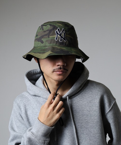 '47（フォーティーセブン）の「MLB公認 ’47BRAND 刺繍 バケットハット カモフラージュ（ハット・レディース・B/A/C/ネイビー・FREE）」の12枚目の写真