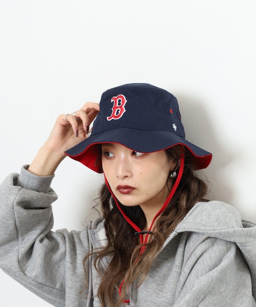 '47（フォーティーセブン）の「MLB公認 ’47BRAND 刺繍 バケットハット カモフラージュ（ハット・レディース・B/A/C/ネイビー・FREE）」の10枚目の写真