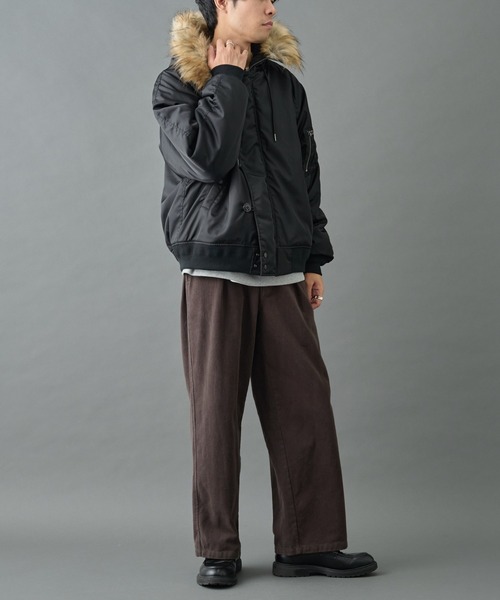 COLONY 2139(コロニートゥーワンスリーナイン)の「N-2Bジャケット(その他アウター・メンズ・ブラック/カーキ・MEDIUM/LARGE)」の9枚目の写真