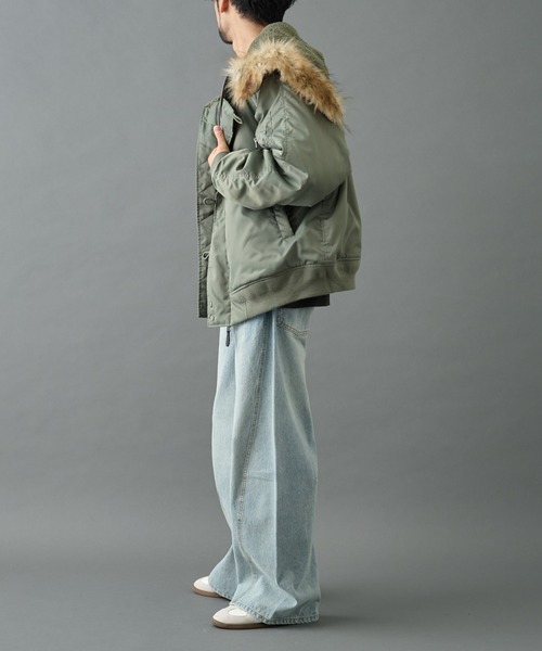 COLONY 2139(コロニートゥーワンスリーナイン)の「N-2Bジャケット(その他アウター・メンズ・ブラック/カーキ・MEDIUM/LARGE)」の15枚目の写真