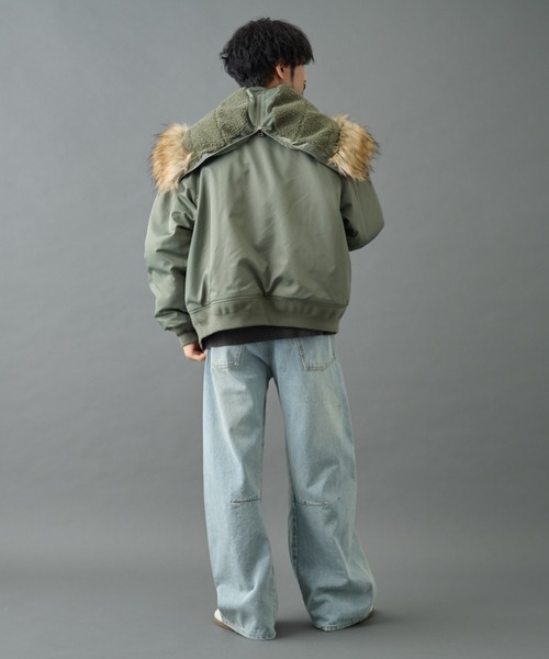 COLONY 2139(コロニートゥーワンスリーナイン)の「N-2Bジャケット(その他アウター・メンズ・ブラック/カーキ・MEDIUM/LARGE)」の16枚目の写真