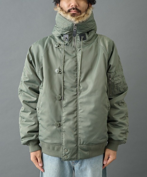 COLONY 2139(コロニートゥーワンスリーナイン)の「N-2Bジャケット(その他アウター・メンズ・ブラック/カーキ・MEDIUM/LARGE)」の18枚目の写真