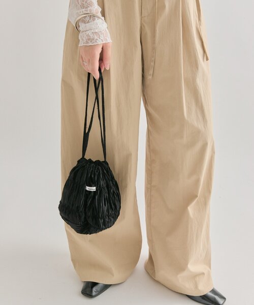 mystic（ミスティック）の「シャーリングサテンホイップBAG（トートバッグ・レディース・ピンク/ブラック・ONE SIZE）」の11枚目の写真