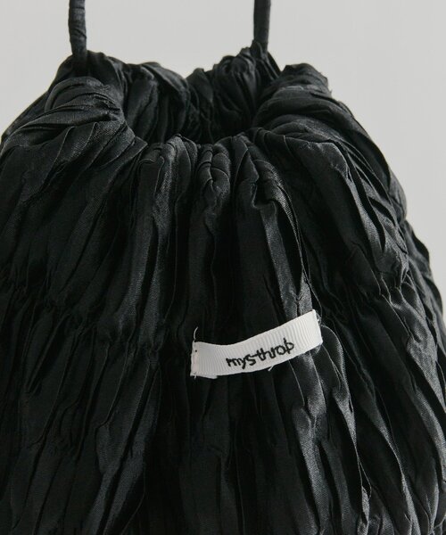 mystic（ミスティック）の「シャーリングサテンホイップBAG（トートバッグ・レディース・ピンク/ブラック・ONE SIZE）」の4枚目の写真