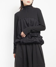 gomme（ゴム）の「リブニット　スクイーズＴ（Tシャツ/カットソー・メンズ）」